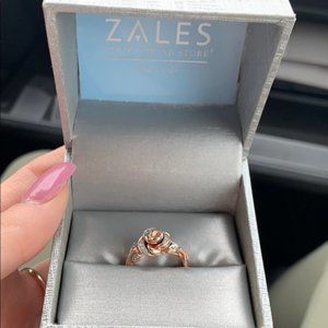 Rose gold Disney enchanted collectible.